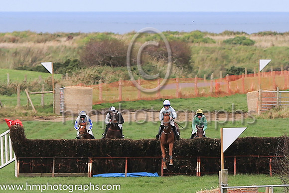 01st GETAMAN and Derek O'Connor ( 2 ,Antrim (H) - BLACK  WHITE QTD; black  white hlvd sleeves; white cap ) Trainer: Colin S. McKeever , Owner : W.W. Dennison