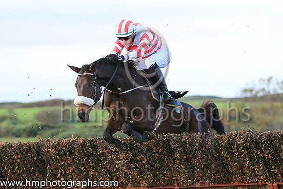 01st MR BOSS MAN and L McGuinness ( 6 , WHITE,red chevrons; white sleeves,red chevrons; white  red striped cap ) Trainer: Nigel Slevin , Owner : Slevin, Camillus