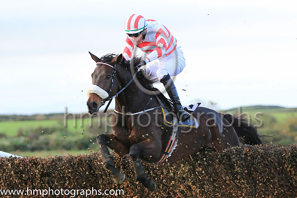 01st MR BOSS MAN and L McGuinness ( 6 , WHITE,red chevrons; white sleeves,red chevrons; white  red striped cap ) Trainer: Nigel Slevin , Owner : Slevin, Camillus