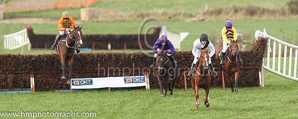 01st KADMER and B O'Neill ( 2 , ORANGE; orange sleeves,green chevrons; orange  green hooped cap ) Trainer: D.M. Christie , Owner : Ray Nicholas