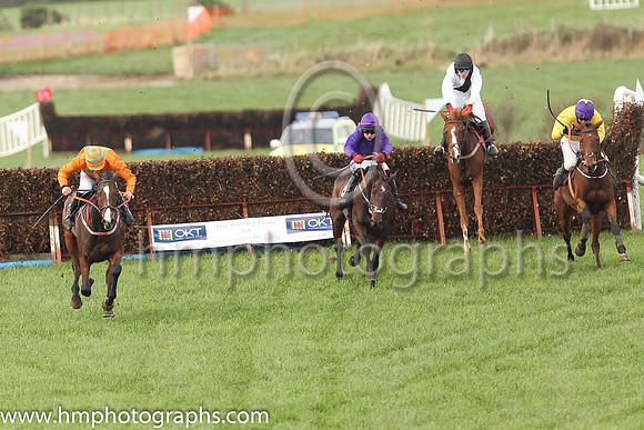 01st KADMER and B O'Neill ( 2 , ORANGE; orange sleeves,green chevrons; orange  green hooped cap ) Trainer: D.M. Christie , Owner : Ray Nicholas