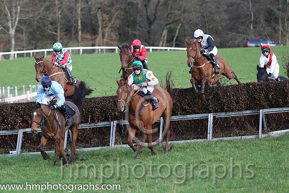 02 Areema and M J Lynch - - 02nd (8 ,light blue, navy large spots ) Trainer - I R Ferguson  01 Kilcullen Flem and R James - - 01st (6 ,emerald green, orange hoops ) Trainer - Donnchadh Doyle