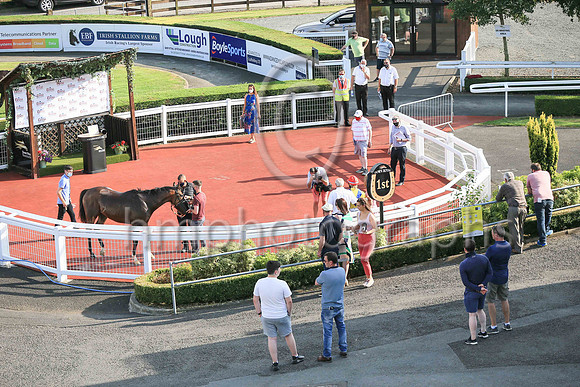 Winners enclosure at Down Royal on Friday 23rd Jult 2021
