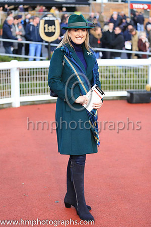 Mrs Noel Meade in the parade ring at Down Royal on Boxing Day 2018