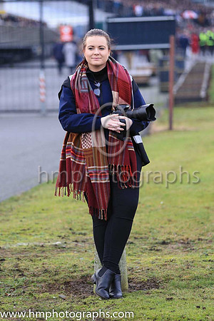 Lady Photographerr at Down Royal on Boxing Day