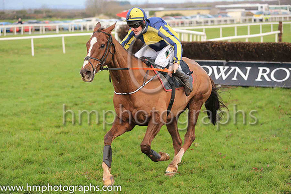 03rd Kruzhlinin and Mr B O'Neill ( 7 , dark blue and yellow qtrd ) Trainer - G Elliott , Owner - Paul A Rooney  Mrs Clare Rooney