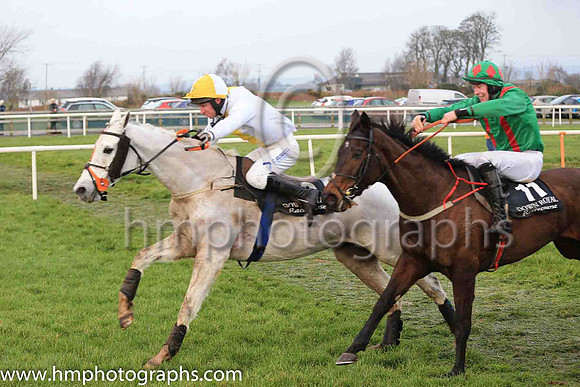 06th Call Me Bubbles and Mr N McParlan 3 ( 6 , white, yellow pane; ) Trainer - C A McBratney , Owner - Cathal M McGovern