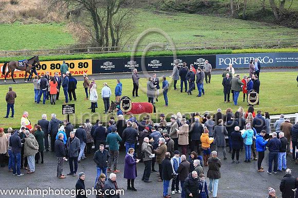 The parade ring at Down Royal on Boxing Day 2018