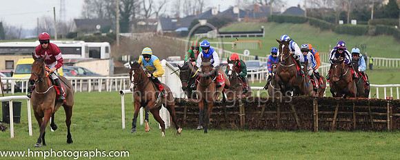 01st Presented Well and D Robinson 3 ( 7 , royal blue, white hoop ) Trainer - H De Bromhead , Owner - Bellamy Syndicate