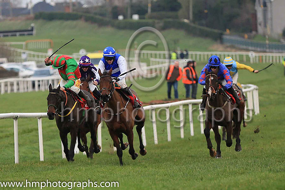 01st Presented Well and D Robinson 3 ( 7 , royal blue, white hoop ) Trainer - H De Bromhead , Owner - Bellamy Syndicate