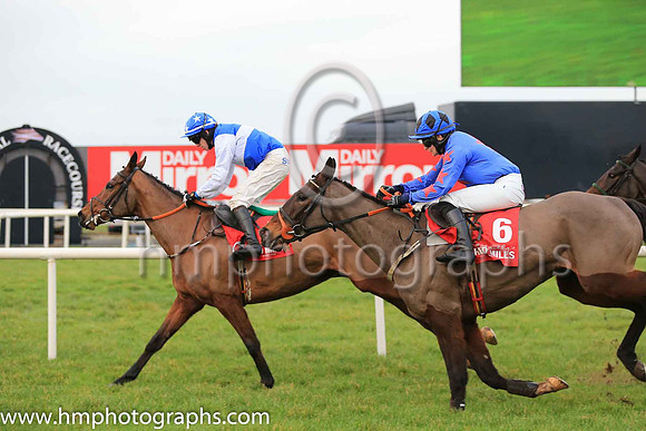 01st Presented Well and D Robinson 3 ( 7 , royal blue, white hoop ) Trainer - H De Bromhead , Owner - Bellamy Syndicate