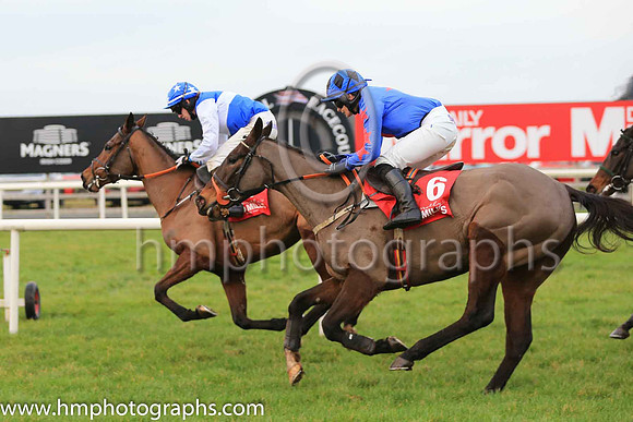 01st Presented Well and D Robinson 3 ( 7 , royal blue, white hoop ) Trainer - H De Bromhead , Owner - Bellamy Syndicate