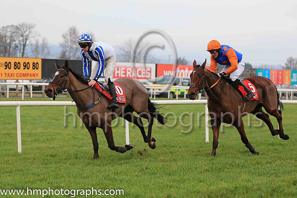 07th Mr Jacaranda and E O'Connell 5 ( 5 , royal blue, orange spots ) Trainer - A J Martin , Owner - Rainbow Gems Syndicate