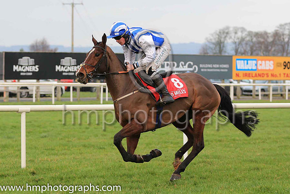 08th Equilibrium and A W Short 3 ( 8 , royal blue and white stripes ) Trainer - C A McBratney , Owner - Mrs Rose Boyd