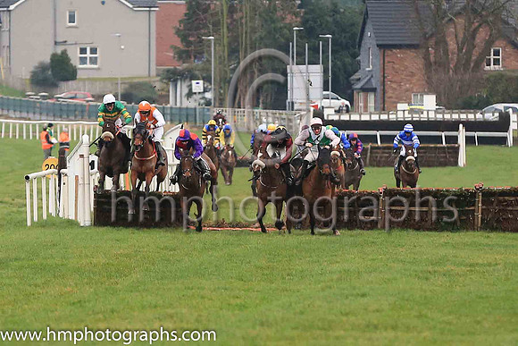 04th Hero?s Welcome and E O?Connell 4 ( 4 , orange and green hoops ) Trainer - A J Martin , Owner - John P McManus