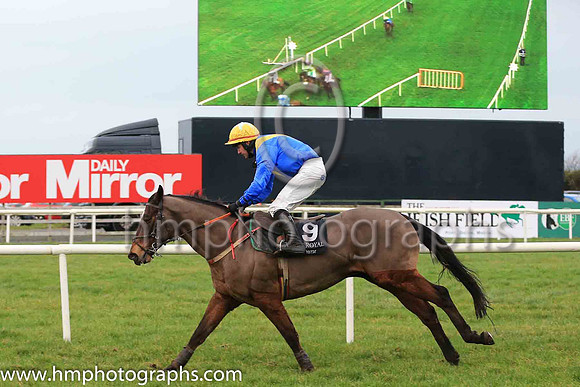 13th Mistiness and S J Gray ( 9 , royal blue, yellow chevrons ) Trainer - K H Clarke , Owner - Phoenix Platinum Syndicate