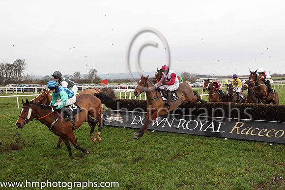 07th Milanesque and P D Kennedy ( 4 , white. Maroon star ) Trainer - P E Collins , Owner - John M Higgins