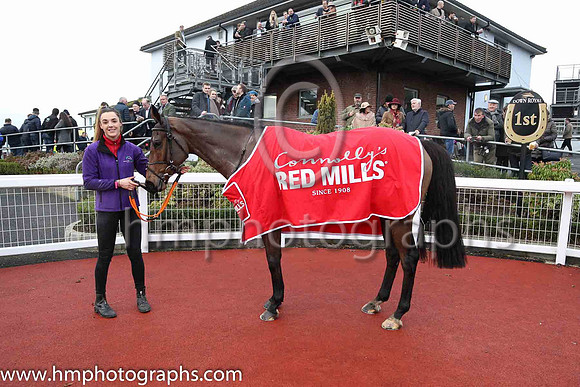 01st Presented Well and D Robinson 3 ( 7 , royal blue, white hoop ) Trainer - H De Bromhead , Owner - Bellamy Syndicate