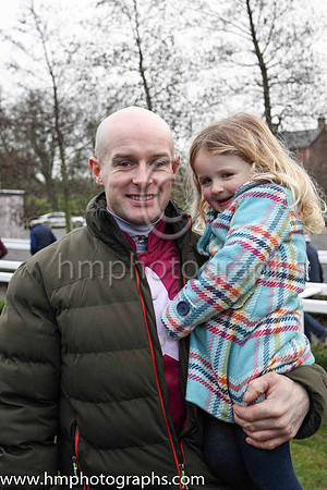 Mark O'Hare and his daughter Penny at Down Royal on Boxing Day 2018