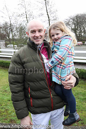 Mark O'Hare and his daughter Penny at Down Royal on Boxing Day 2018