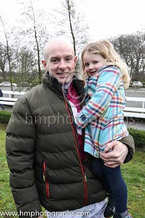 Mark O'Hare and his daughter Penny at Down Royal on Boxing Day 2018