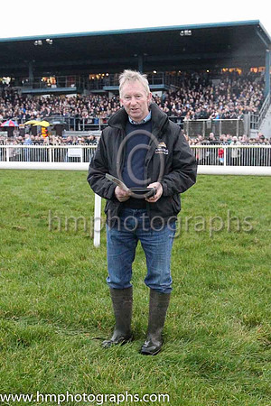 Carson Lyons , Course Foreman at Down Royal on Boxing Day. Carson has worked at Down Royal for 45 years. This was his last day.