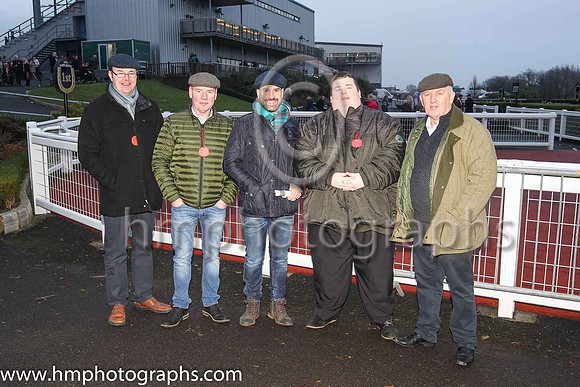 Disappointed Owners; Stephan McAvoy, Gary Gilmore, Kevin Scullion, Michael martin and Micharl Lynch from Lurgan