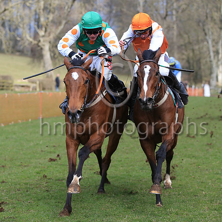 01st TARA WEST (GB) and R James ( 3 , EMERALD GREEN,orange spots; white sleeves,orange spots; emerald green cap ) Trainer: Donnchadh Doyle , Owner : Syndicate Monbeg