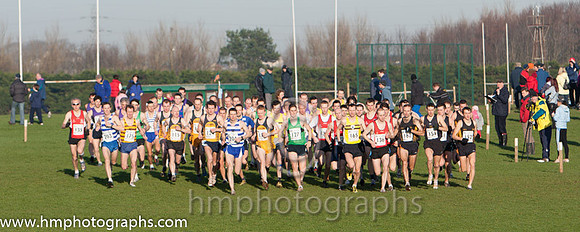 The Start of the 2007 Northern Ireland Men's Cross Country Championship at University of Ulster , Coleraine