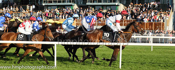 06th Our Pink Lady and S. Connor(7) (14 ,light blie, dark blue seams ), Trainer:S.R.B. Crawford , Owner:S.R.B. Crawford