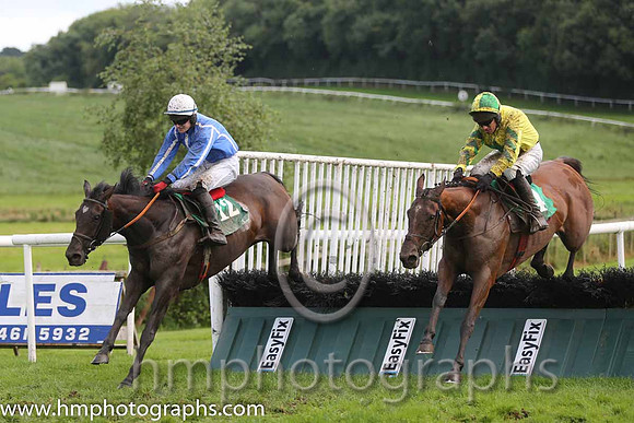 02 Lucky Pigeon & K C Sexton - 2nd (12, blue, white seams) &  01 I C Gold & P Carberry - winners (4, yellow, green star) -AA1V0922