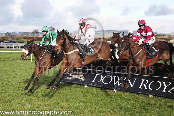 02nd Peacocks Secret and Rachael Blackmore ( 1 , emerald green, black seams ) Trainer - J J Hanlon , Owner - T J McDonald