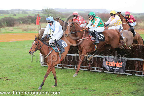 PU FORRESTERS PARK and M O'Hare ( 10 , WHITE,light blue chevron; white sleeves; light blue cap ) Trainer: J.G. Cosgrave , Owner : J.G. Cosgrave