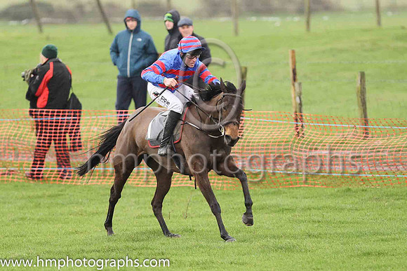 02nd ALICE O'BYRNE and B O'Neill ( 1 , BLUE  SCARLET HOOPS; blue  scarlet hooped sleeves; blue  scarlet hooped cap ) Trainer: Colin Bowe,, Owner : Brian Kenny