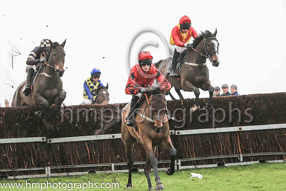 01st STEAL THE THUNDER (GB) and M J O'Hare ( 19 , YELLOW,red chevron; red sleeves; red cap ) Trainer: J.G. Cosgrave , Owner : Michael J. McKeown
