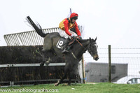 01st STEAL THE THUNDER (GB) and M J O'Hare ( 19 , YELLOW,red chevron; red sleeves; red cap ) Trainer: J.G. Cosgrave , Owner : Michael J. McKeown