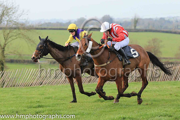 01st LONGTYMEGONE and D J McConville ( 5 , RED  WHITE STRIPES; red sleeves; white cap ) Trainer: Daire J. McConville , Owner : McConville, Daire J.