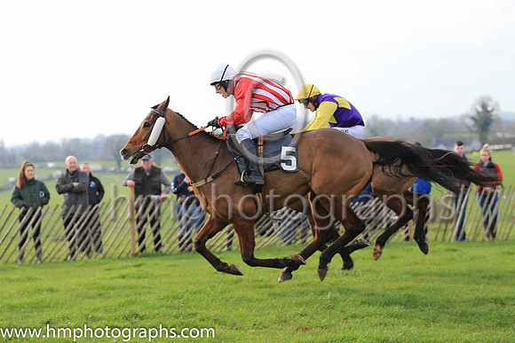 01st LONGTYMEGONE and D J McConville ( 5 , RED  WHITE STRIPES; red sleeves; white cap ) Trainer: Daire J. McConville , Owner : McConville, Daire J.