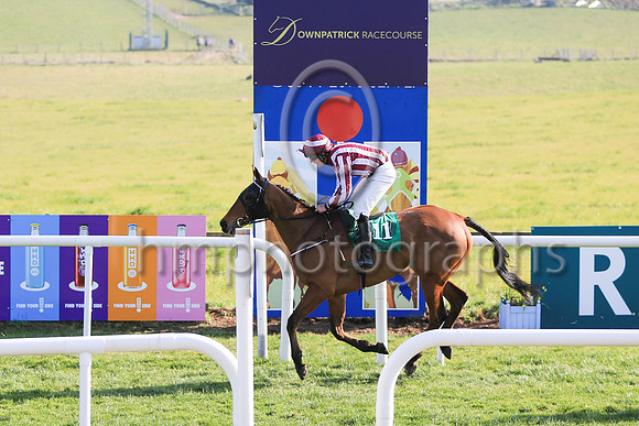 01st Space Cadet and Mr B W Harvey 7 ( 11 , red and white stripes ) Trainer - G O'Loughlin , Owner - C Jones