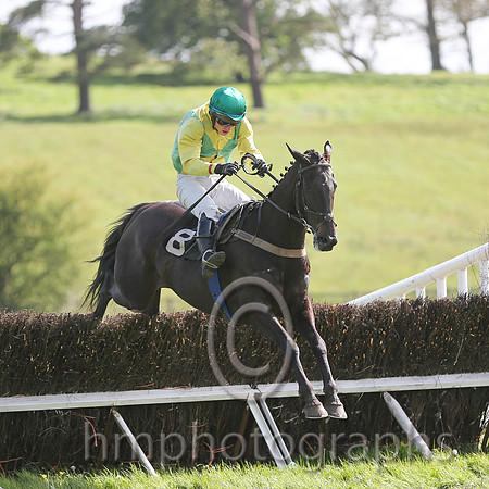 01st Mr Bolt ( 8 ) and N McParlan - Trainer : Sean McParlan - green and yellow diabolo