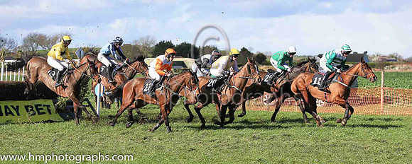 01st MR HENDRICKS and B O'Neill ( 22 , EMERALD GREEN,red seams; emerald green sleeves,red seams; white cap ) Trainer: Kate Harrington,, Owner : Kate Harrington