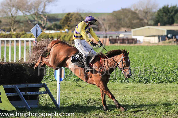 01st DECOR IRLANDAIS (FR) and N McParlan ( 3 ,Antrim (H) - YELLOW,purple chevrons; yellow sleeves; purple cap,yellow star ) Trainer: Noel C. Kelly , Owner : Shauna Kelly