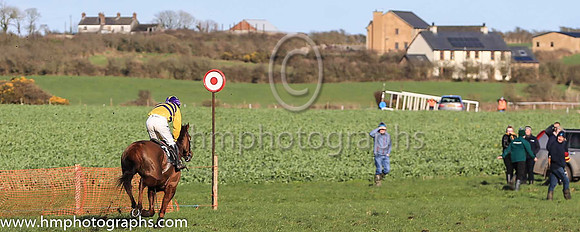 01st DECOR IRLANDAIS (FR) and N McParlan ( 3 ,Antrim (H) - YELLOW,purple chevrons; yellow sleeves; purple cap,yellow star ) Trainer: Noel C. Kelly , Owner : Shauna Kelly