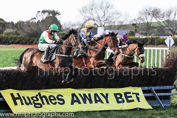 01st DONTGETFOOLEDAGAIN (FR) and S Fitzgerald ( 7 , YELLOW,royal blue star; royal blue sleeves,yellow stars; yellow cap,royal blue star ) Trainer: Shane Hassett , Owner : Jane Davis