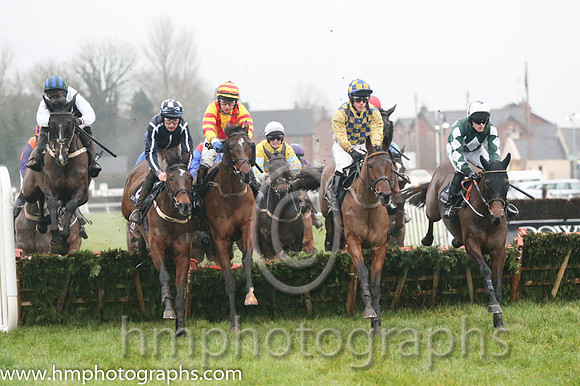 03 Court Jester and Jody McGarvey - - 03rd (7 ,purple, purple cap ) Trainer - S Wilson