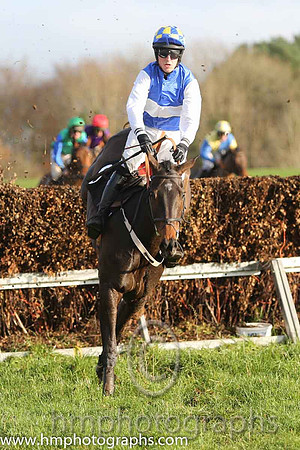 02 Gem And I and J P McKeown - - 02nd (5 ,red  white  yelow stripes ) Trainer - Michael Rice
