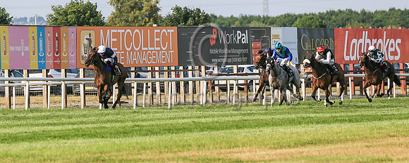 01st Master of Reality and Declan McDonogh (1, dark blue, white armlets) winners Her Majesty's Plate (Listed Race) at Down Royal on Friday 23rd July 2021