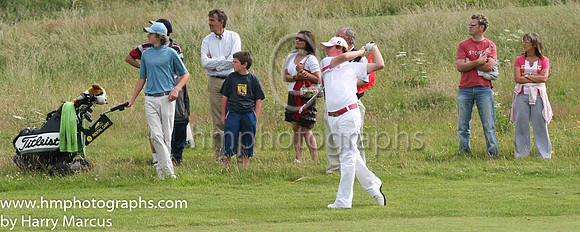 Rory McIlroy playing at Royal Portrush during the matchplay round of the 2005 North of Ireland Amateur Championship at Royal Portrush - IMG_1502