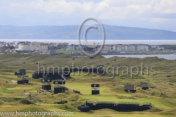 New 8th green at Royal Portrush - AA1V7075-2