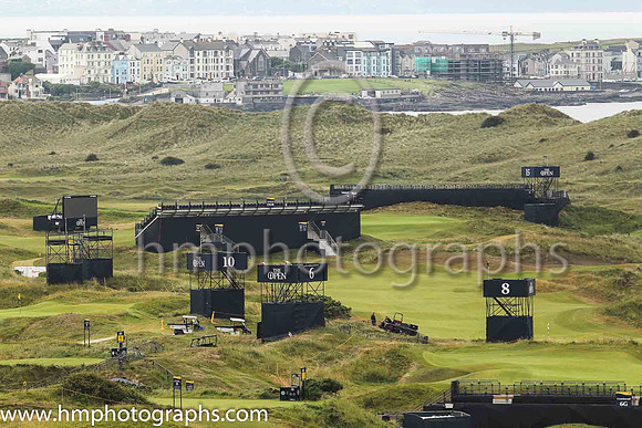 6th and 8th greens at Royal Portrush - CU2D4091-2